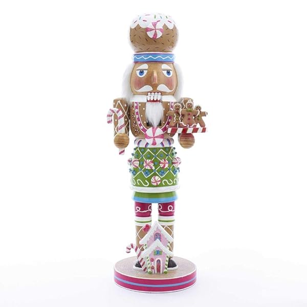 Kurt Adler - 16-Inch Wooden Gingerbread Nutcracker - C5882