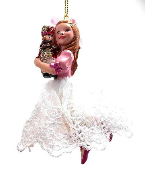 Kurt Adler - The Nutcracker Suite Clara Girl Holding Nutcracker Christma - C8419