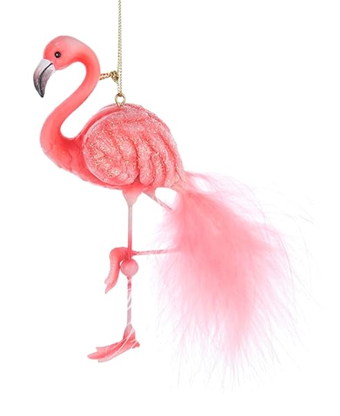 Kurt Adler - Pink Flamingo Christmas Ornament - C8447