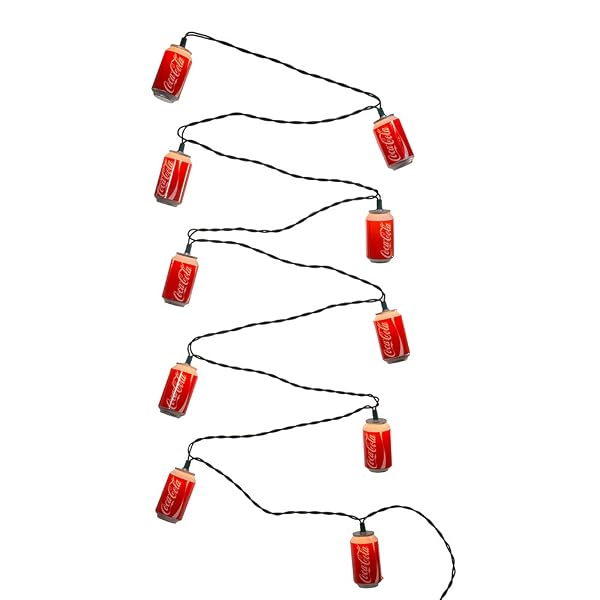 Kurt Adler - Coca-Cola Can Light Set - CC0748