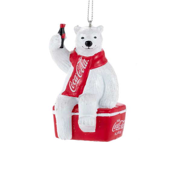 Kurt Adler - YAM Coca-Cola Polar Bear Ornament - CC1124