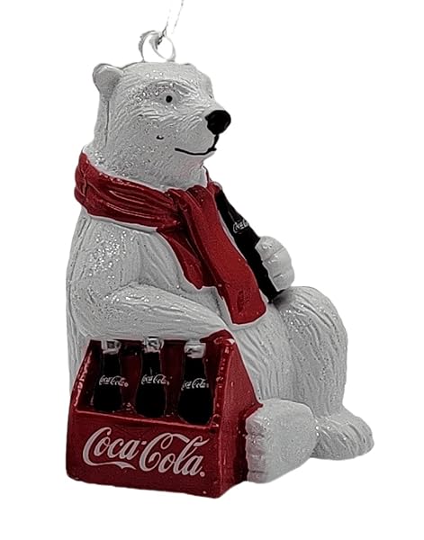 Kurt Adler - Coca-Cola Polar Bear with 6 Pack of Bottles - CC1163