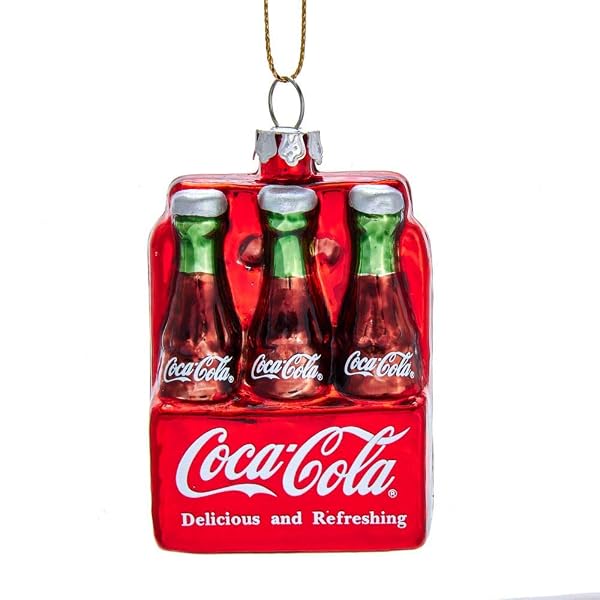 Kurt Adler - Coca Cola Glass 6 Pack Holiday Decoration Ornament - CC4191