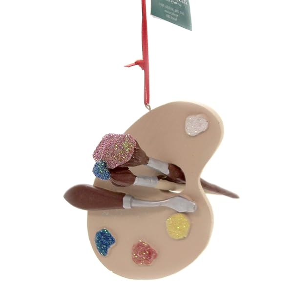 Kurt Adler - Artist's Painting Palette Christmas Ornament New - D1571
