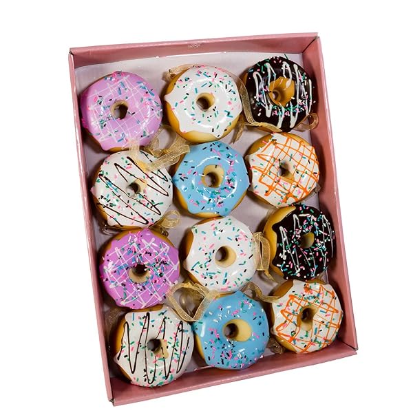 Kurt Adler - Donut Ornaments Set of 12 - D2987