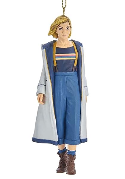 Kurt Adler - Doctor Who 13th Doctor Plastic Christmas Ornament New - DW1191