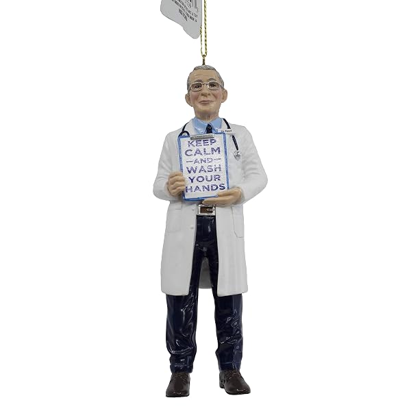 Kurt Adler - 5 Resin Doctor Fauci Ornament - E0520