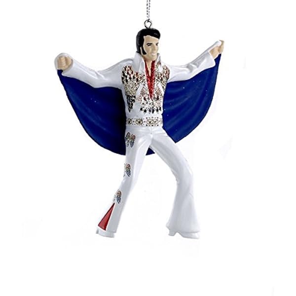 Kurt Adler - Blow Mold Elvis Eagle Cape Jumpsuit Ornament - EP1141