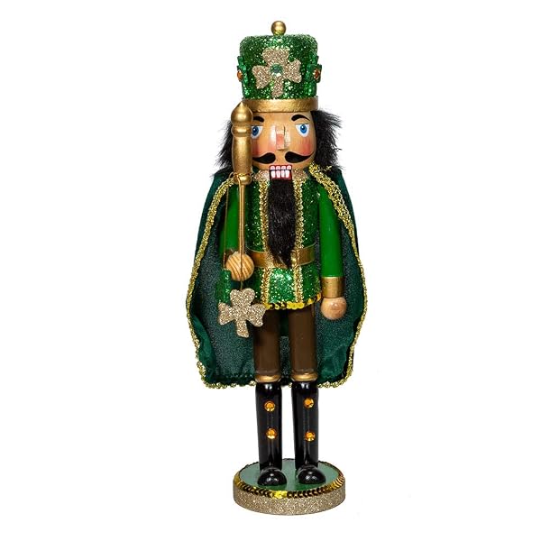 Kurt Adler - 15-Inch Irish Nutcracker with Cape - F2003