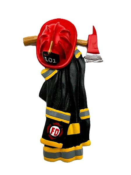 Kurt Adler - Firefighter Uniform Christmas Tree Ornament New - J8509