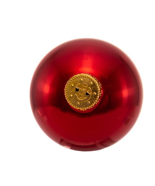 Kurt Adler - 6 Piece Shiny Red Glass Ball Ornament Box - GG0100