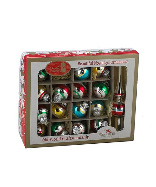 Kurt Adler - Miniature Ornaments and Treetop - GG1401