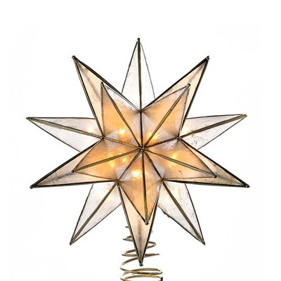 Kurt Adler - Gold Sputnik Capiz Treetop - UL3135