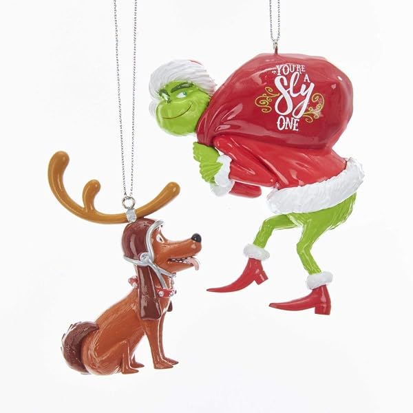 Kurt Adler - Grinch W Red Sck&Max Orn Asst - GRH1184