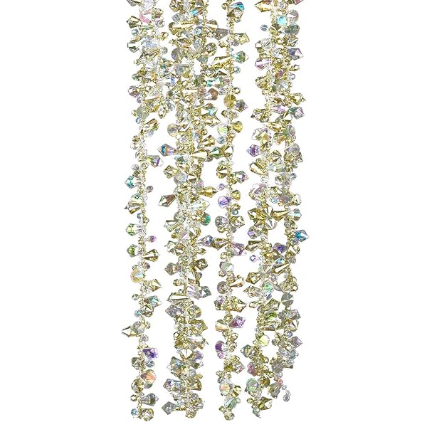 Kurt S. Adler H2086GO Garland, Gold 9-feet Long