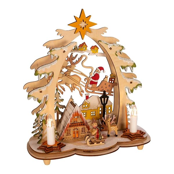 Kurt Adler - 10.82-Inch Battery-Operated Village LED House - H6319