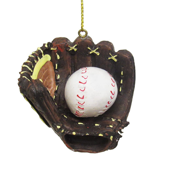 Kurt Adler - Kurt Alder Baseball and Mitt Ornament - H8134