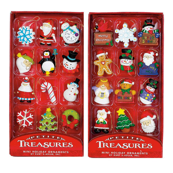 Kurt Adler - Petite Treasures 12-Piece Miniature Ornaments Set - H9914