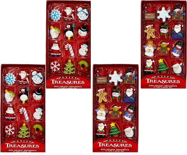 Kurt Adler - Petite Treasures 12-Piece Miniature Ornaments Set - H9914