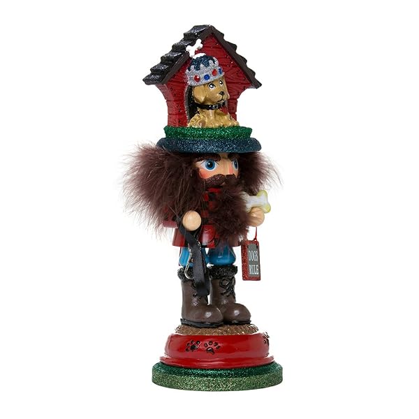 Kurt Adler - 13 Hollywood Doghouse Hat Nutcracker - HA0337