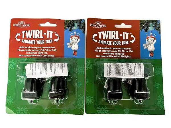 Kurt Adler - Twirl-It Motor Pigtails - J7802