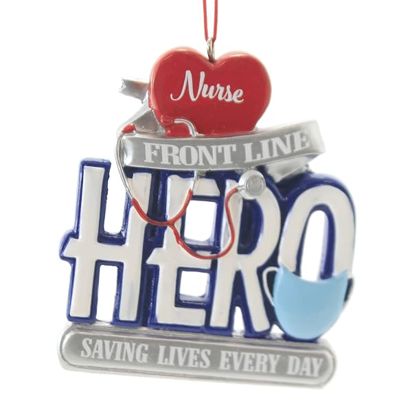 Kurt Adler - Front Line Nurse Hero Ornament - J8625