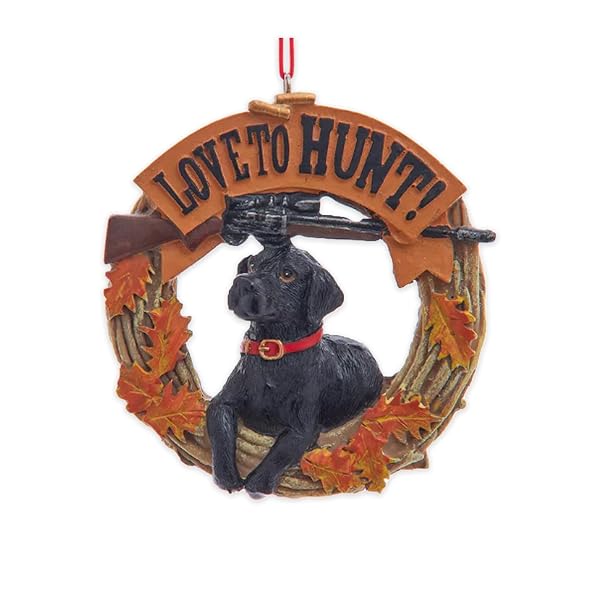 Kurt Adler - Love to Hunt Orange - J8819