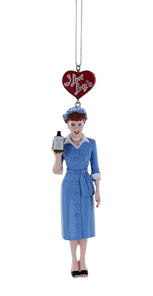 Kurt Adler - I love Lucy Lucille Ball Resin Xmas Ornament - LU2151