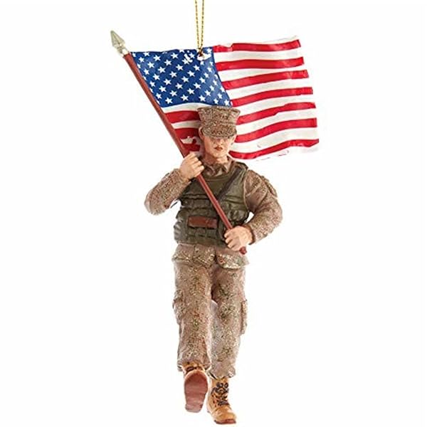 Kurt Adler - Officially-licensed U.S. Marine Corps Soldier Ornament - MC2192