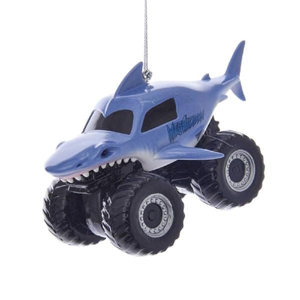 Kurt Adler - Monster Jam Megalodon Ornament by - MJ1181
