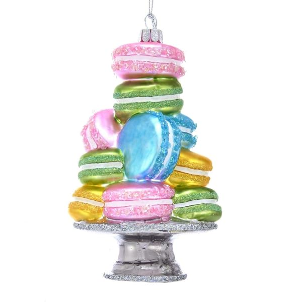 Kurt Adler - Noble Gems Stacked Macaroon Ornament New - NB1472