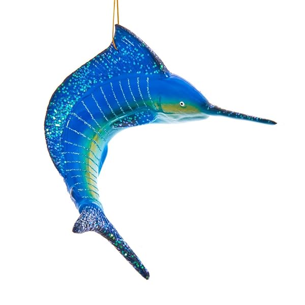 Kurt Adler - Ocean Sea-Life Fishing and Fish Themed Christmas Ornaments - NB1773