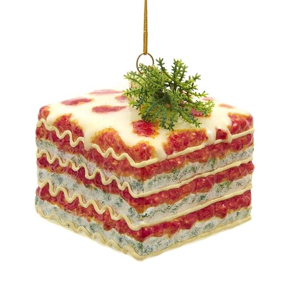 Kurt Adler - Noble Gems Lasagna Glass Christmas Tree Ornament - NB1630