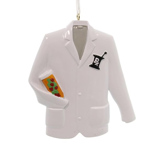 Kurt Adler - Pharmacist Polyresin Resin Christmas Medical Ornament - D2257