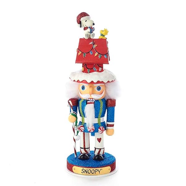 Kurt Adler - Peanuts Snoopy Dog House Hollywood Nutcracker - PN6171L