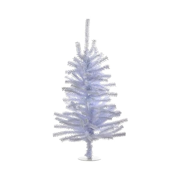 Kurt Adler - Silver Tinsel Miniature 18 Inch Christmas Tree with - TR2155S