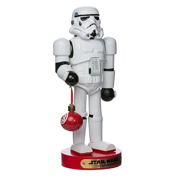 Kurt Adler - Stormtrooper with Ball Ornament Nutcracker - SW6153L