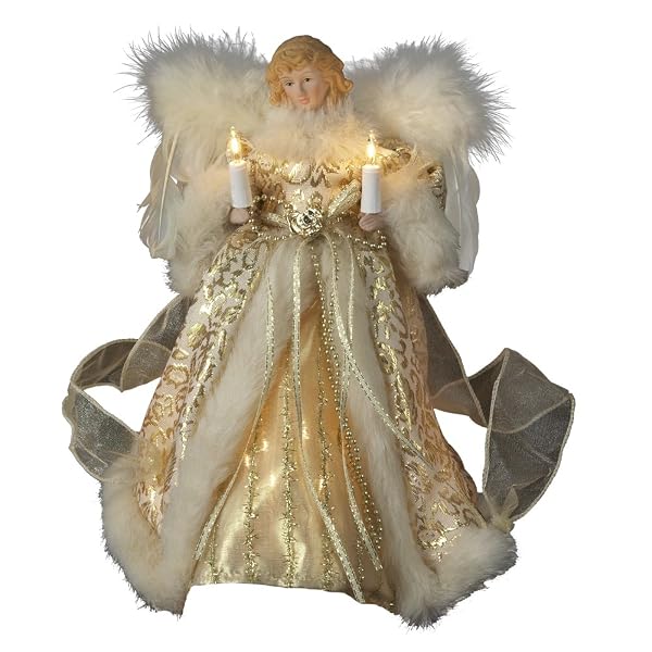 Kurt Adler - UL 10-Light Angel Treetop Figurine - UL1082