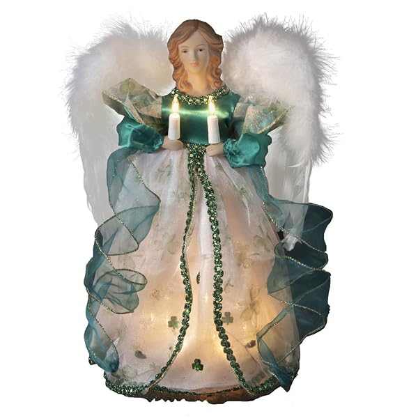 Kurt Adler - UL 10-Light Angel Treetop Figurine - UL1081
