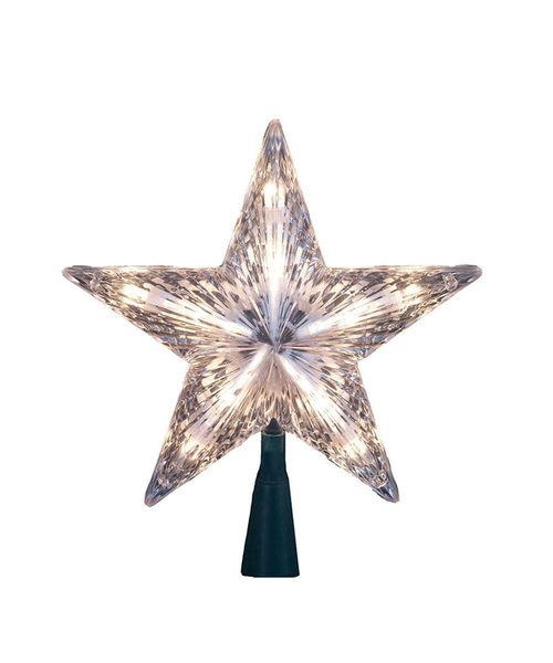 Kurt Adler - 9 Classic 5-Point Star Christmas Tree Topper - UL0124C