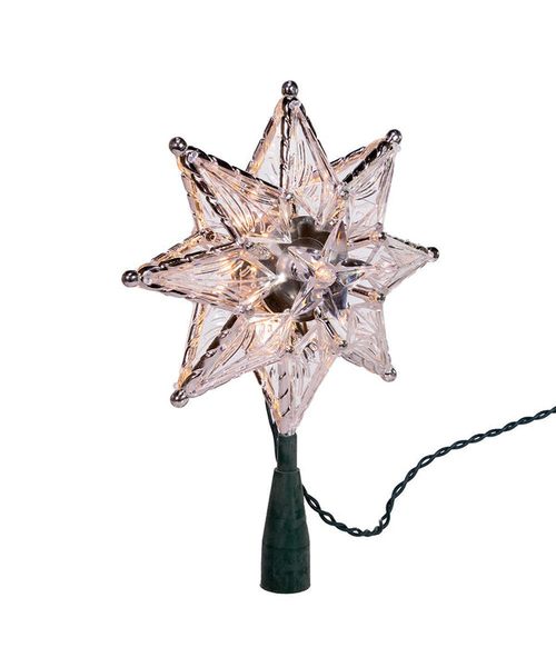 Kurt Adler - 10-Light 8-Point Star Christmas Treetop - UL0130C