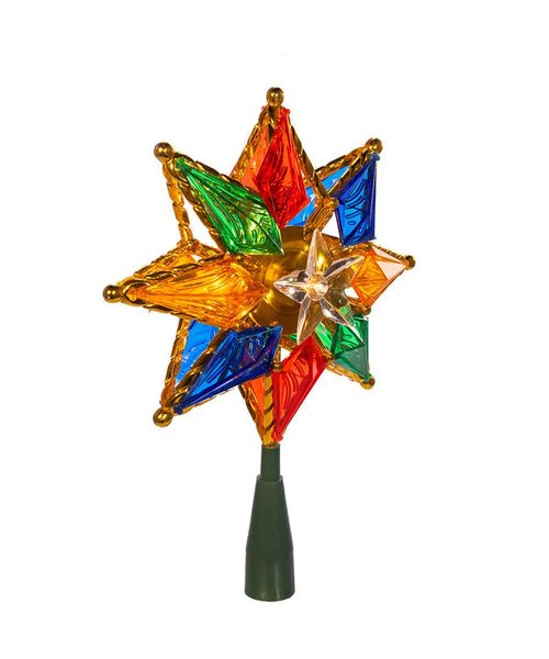 Kurt Adler - 10-Light 8-Point Star Christmas Treetop - UL0130M