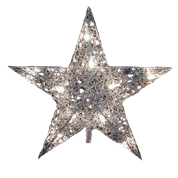 Kurt Adler - 10-Light Silver Wire Treetop - UL0131S