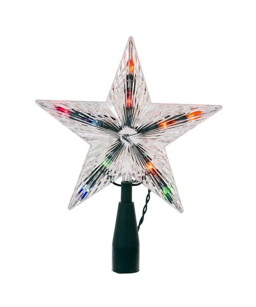 Kurt Adler - Multi-Colored Crystal Star Treetop - UL0158