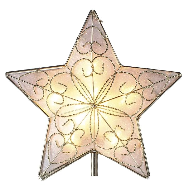 Kurt Adler - 10 Light Indoor UL Star Treetop - UL1857