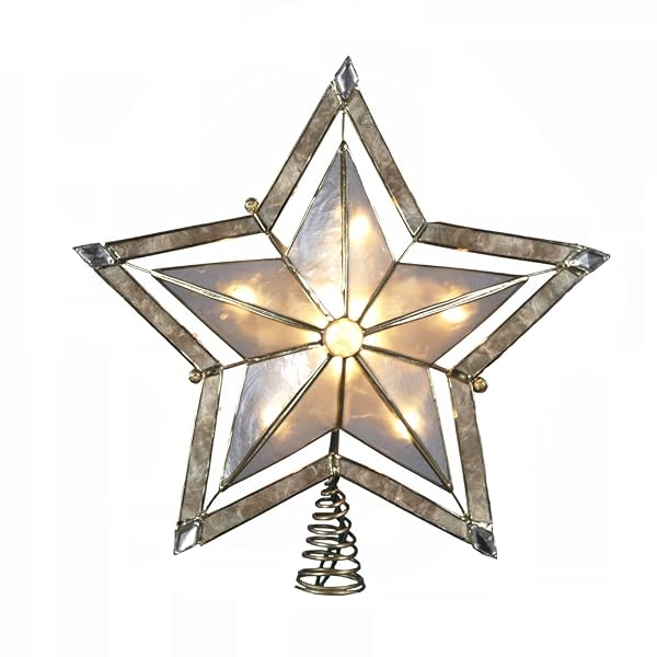 Kurt Adler - 10 Light 10-Inch 5 Point Large Star with - UL3047