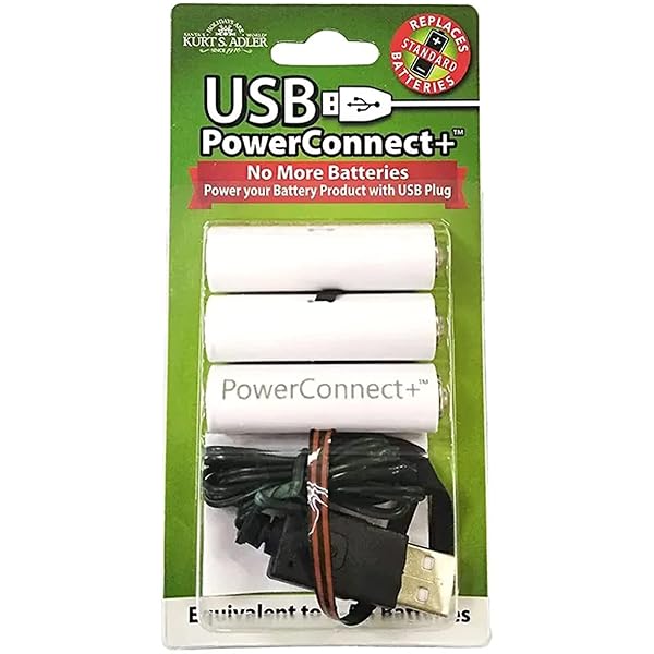 Kurt Adler - 3-AA USB Power Connect and Converter - USB0009