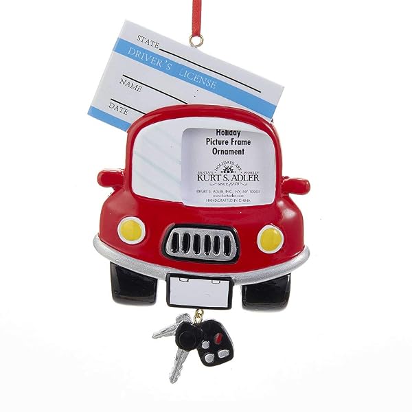 Kurt Adler - Drivers License Picture Frame Ornament - W8203