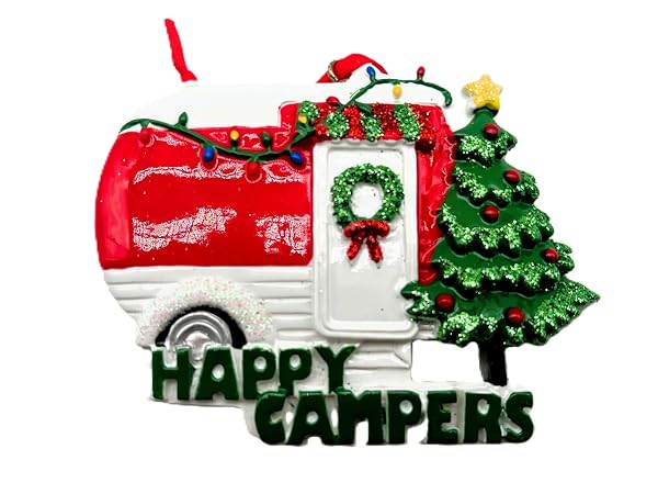 Kurt Adler - Happy Campers Caravan Christmas Ornament - W8204