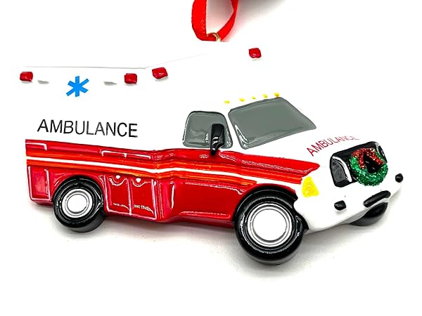 Kurt Adler - 4 Ambulance Ornament - W8211